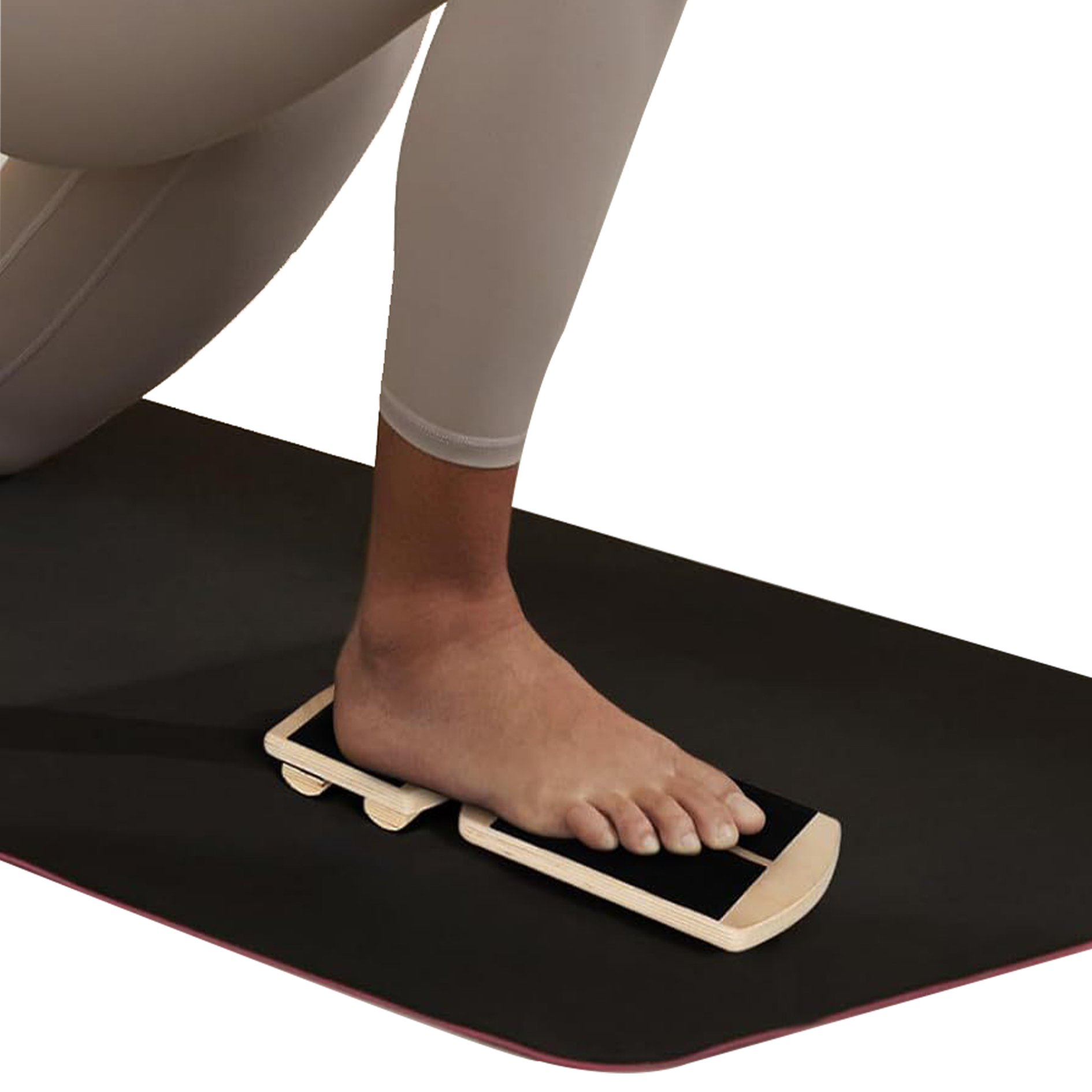 Pilates Yoga Body - กระดานทรงตัวข้างเดียว Skyhope-D สำหรับฝึกความแข็งแรงของข้อเท้าและฝ่าเท้า เหมาะสำหรับการฝึกพิลาทิส โยคะ และการออกกำลังกายเพื่อความมั่นคงของเอวและร่างกาย