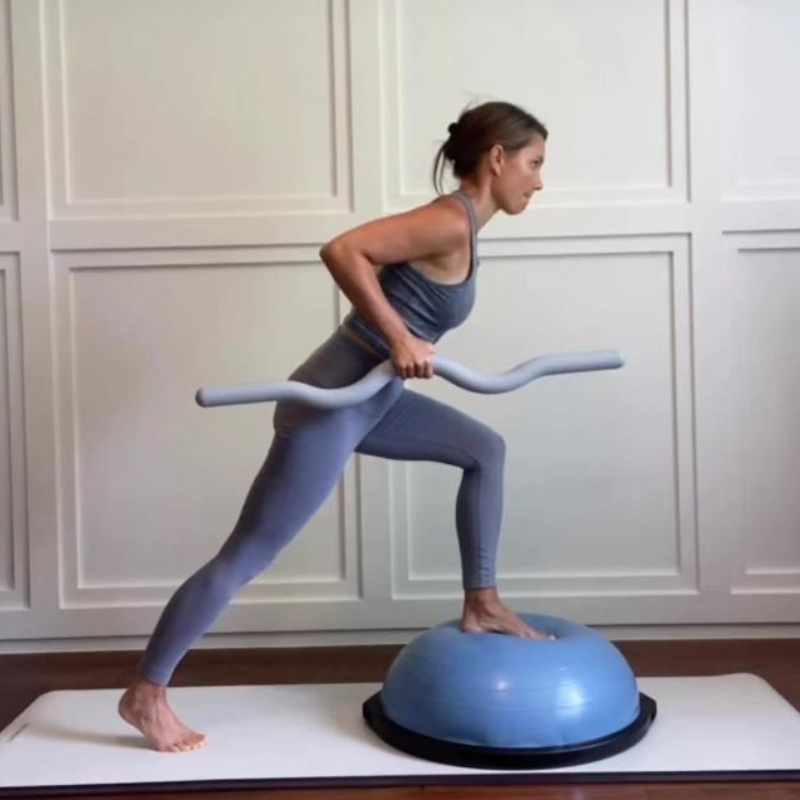 Pilates Yoga Body - บาร์พิลาทิสแบบมีน้ำหนักพร้อมปลอกซิลิโคน อุปกรณ์ฝึกความแข็งแรงสำหรับออกกำลังกายที่บ้าน ช่วยปรับรูปร่าง โยคะ พิลาทิส อุปกรณ์เสริมสำหรับการออกกำลังกาย