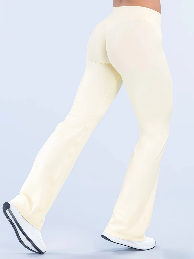 กางเกงฟิตเนสทรงบาน HISTELLO สำ - Pilates Yoga Leggings บทวิจารณ์และราคา