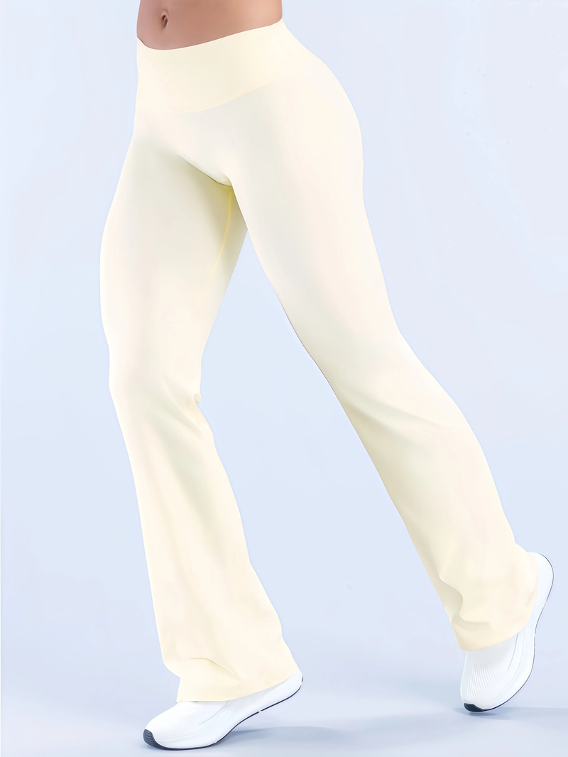 กางเกงฟิตเนสทรงบาน HISTELLO สำ - Pilates Yoga Leggings บทวิจารณ์และราคา
