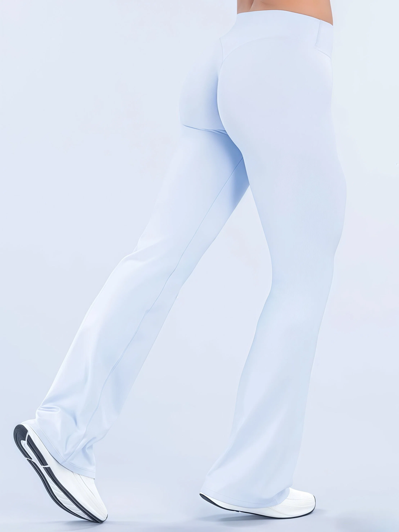 กางเกงฟิตเนสทรงบาน HISTELLO สำ - Pilates Yoga Leggings บทวิจารณ์และราคา